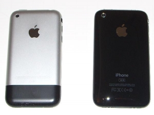 Vista trasera iPhone vs. iPhone 3G